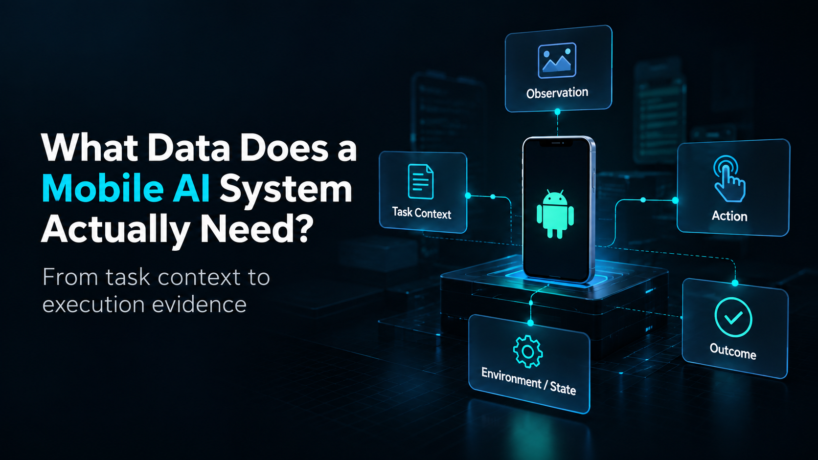 Mobile AI data categories from task context to outcome